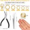 1200PCS Gold Jump Rings for Jewelry Making – Small Size Jewelry Repair and DIY Craft Supplies